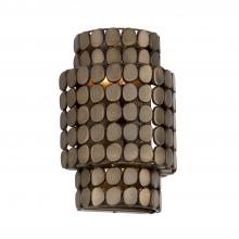 Capital Canada 654121DR - Flush Mount Medallion Wall Sconce in Dark Brass