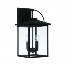 Capital Canada 948021BK - 2 Light Outdoor Wall Lantern