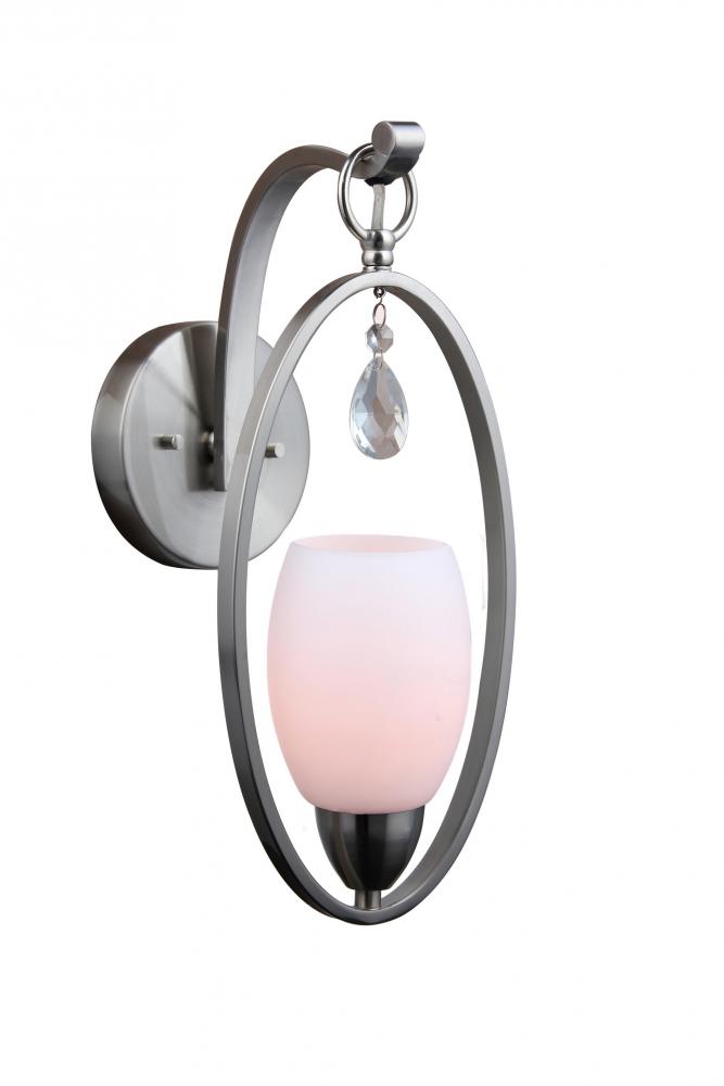 Woodbridge Lighting 15741STN-C20401 Olivia Opal Wall Sconce