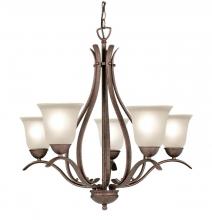 Woodbridge 10041-MBZ - Bronze Up Chandelier