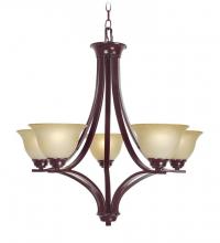 Woodbridge 10051-MAB - Bronze Up Chandelier