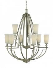 Woodbridge 12212-STN - Nickel Up Chandelier