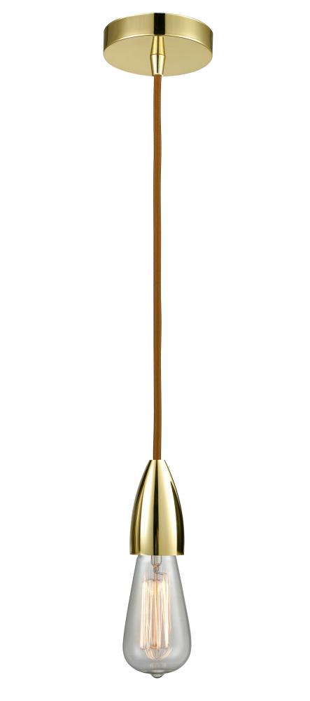 Fairchild - 1 Light - 2 inch - Gold - Cord hung - Mini Pendant