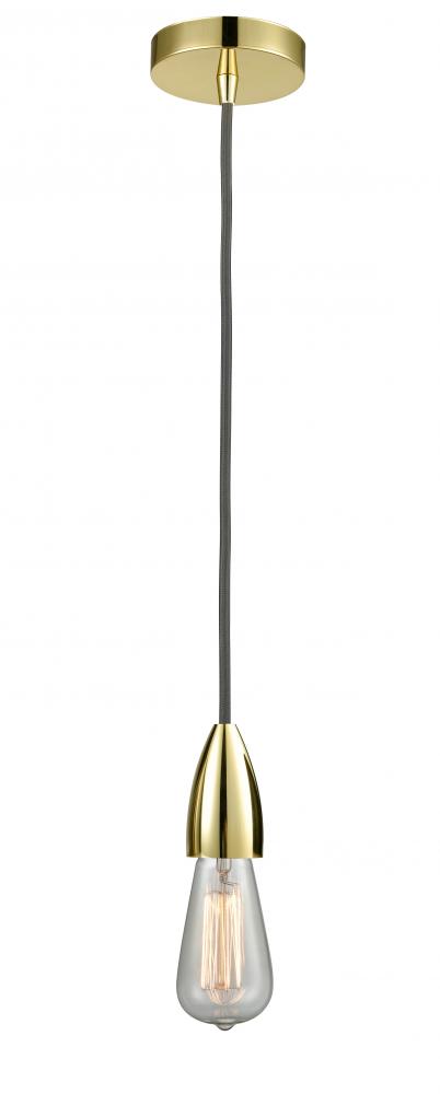 Fairchild - 1 Light - 2 inch - Gold - Cord hung - Mini Pendant