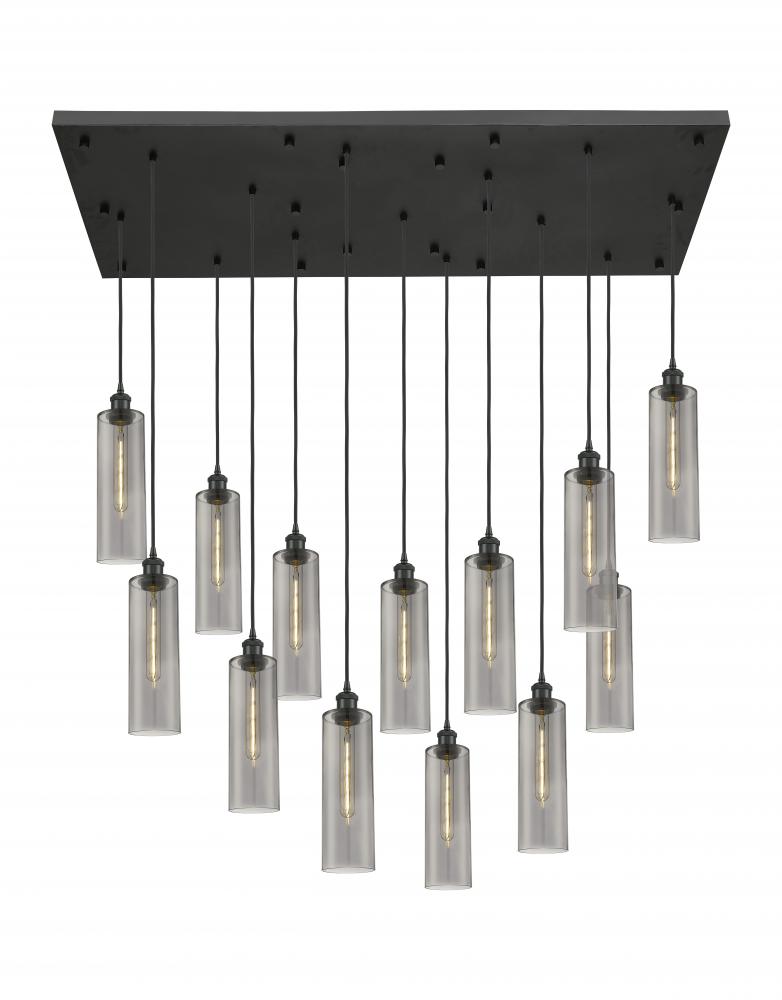 Crown Point - 13 Light - 54 inch - Matte Black - Multi Pendant