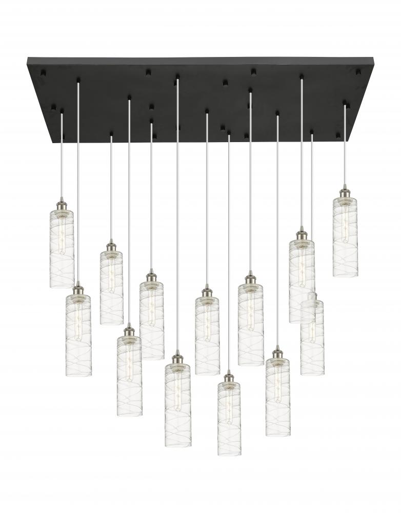 Crown Point - 13 Light - 54 inch - Brushed Satin Nickel - Multi Pendant