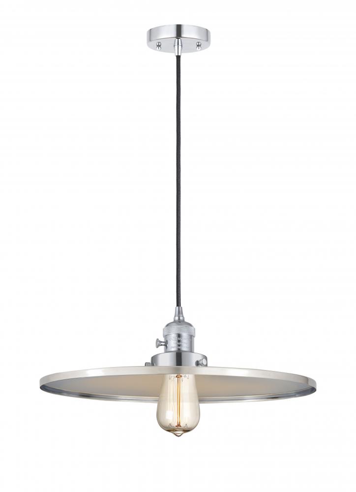 Appalachian - 1 Light - 16 inch - Polished Chrome - Cord hung - Mini Pendant