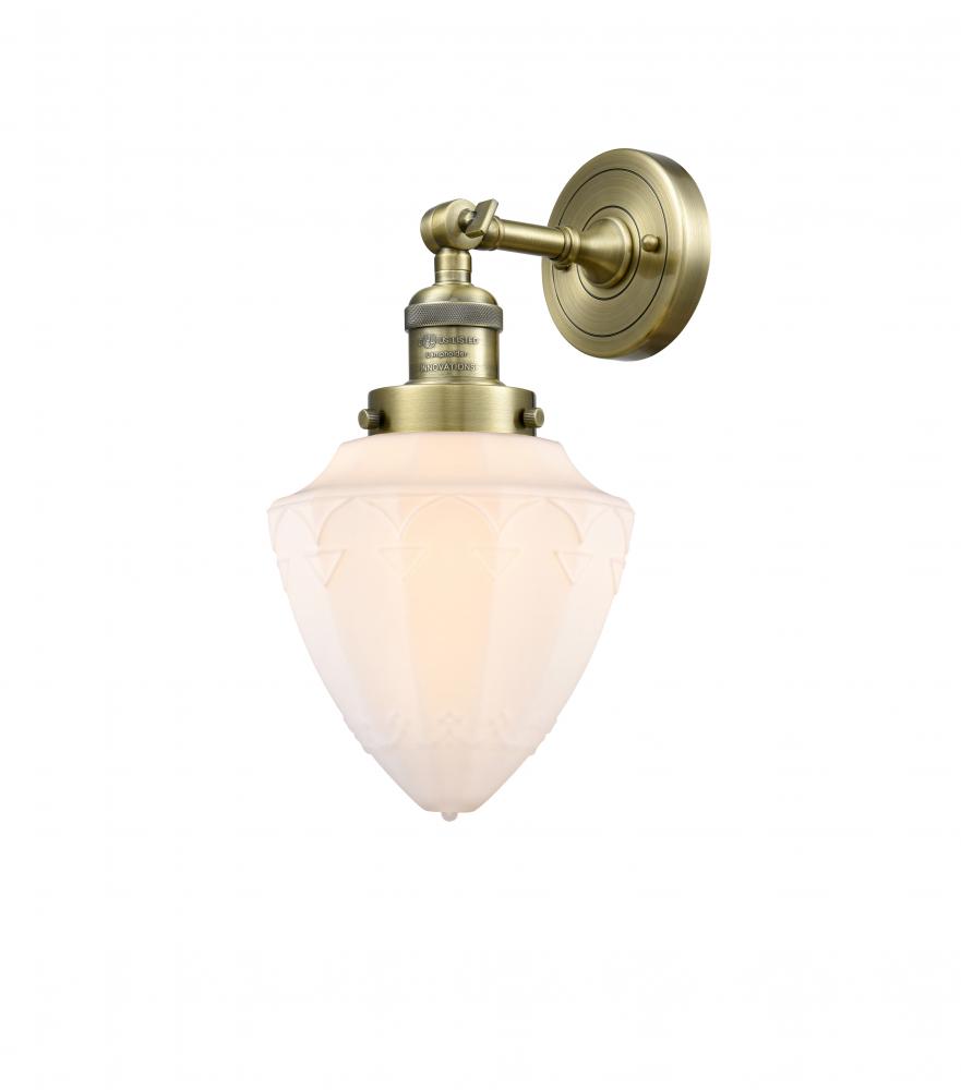 Bullet - 1 Light - 7 inch - Antique Brass - Sconce