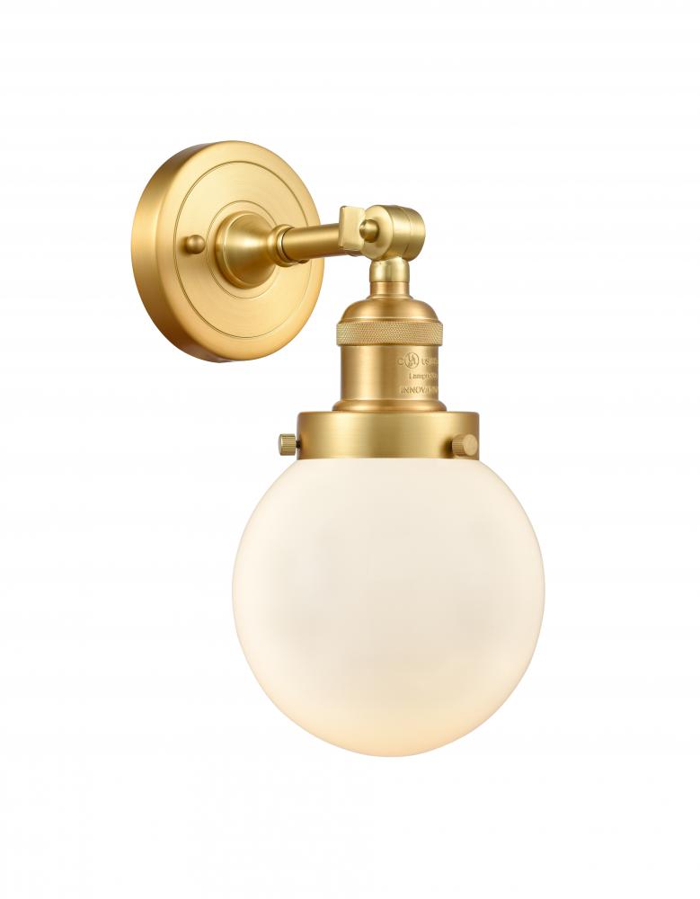 Beacon - 1 Light - 6 inch - Satin Gold - Sconce