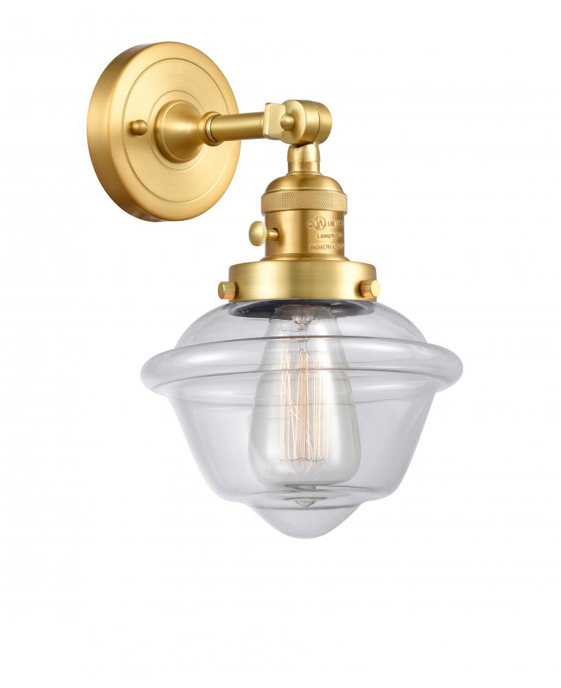 Oxford - 1 Light - 8 inch - Satin Gold - Sconce