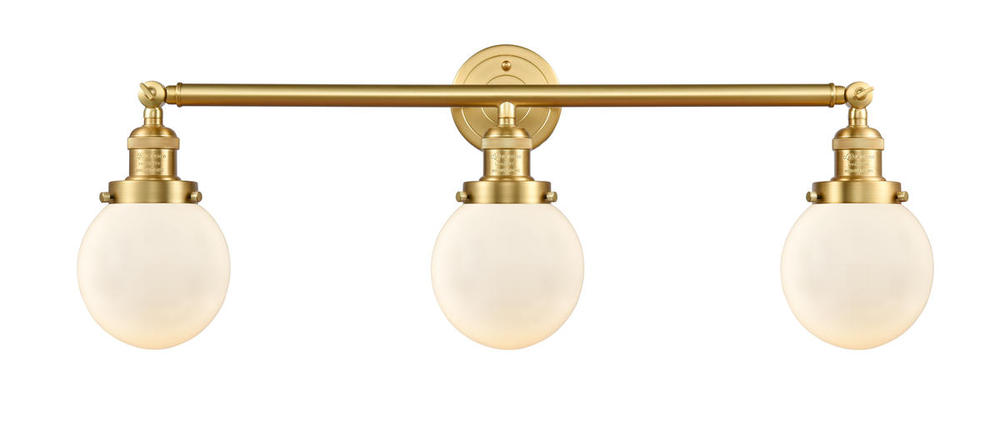 Beacon - 3 Light - 30 inch - Satin Gold - Bath Vanity Light