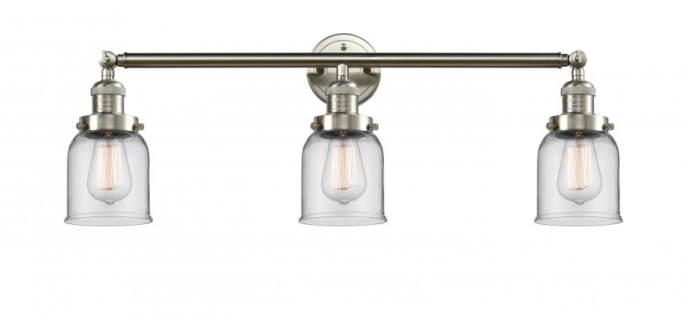 Small Bell 3 Light Bath Vanity Light