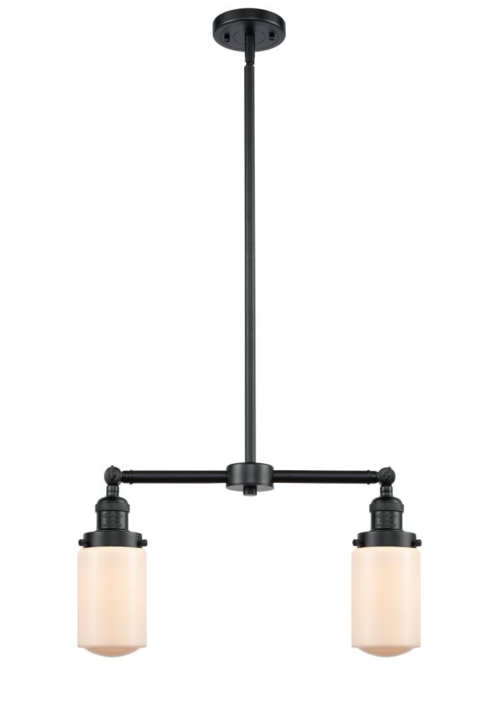 Dover - 2 Light - 21 inch - Oil Rubbed Bronze - Stem Hung - Island Light