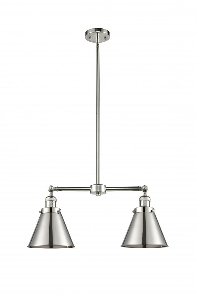 Appalachian - 2 Light - 23 inch - Polished Nickel - Stem Hung - Island Light