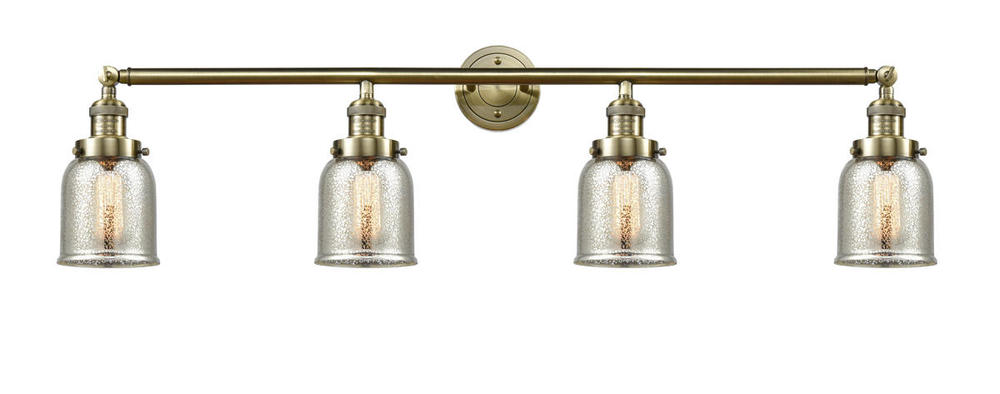 Bell - 4 Light - 43 inch - Antique Brass - Bath Vanity Light