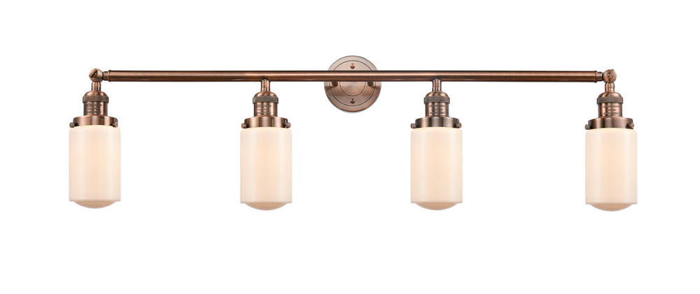 Dover - 4 Light - 43 inch - Antique Copper - Bath Vanity Light