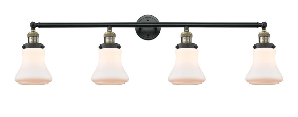 Bellmont - 4 Light - 42 inch - Black Antique Brass - Bath Vanity Light