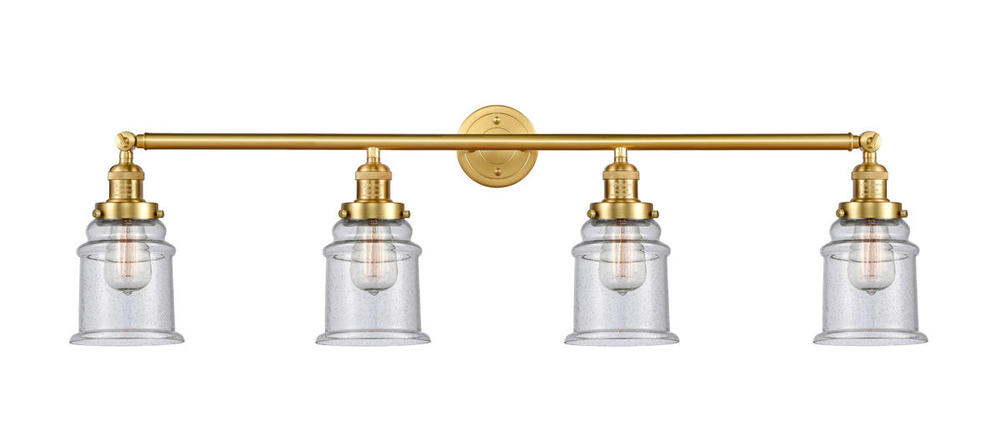 Canton - 4 Light - 42 inch - Satin Gold - Bath Vanity Light