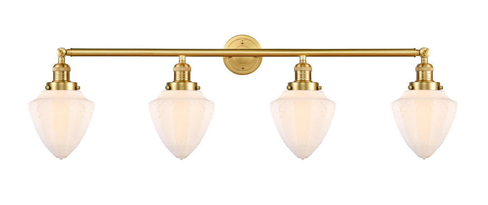 Bullet - 4 Light - 46 inch - Satin Gold - Bath Vanity Light