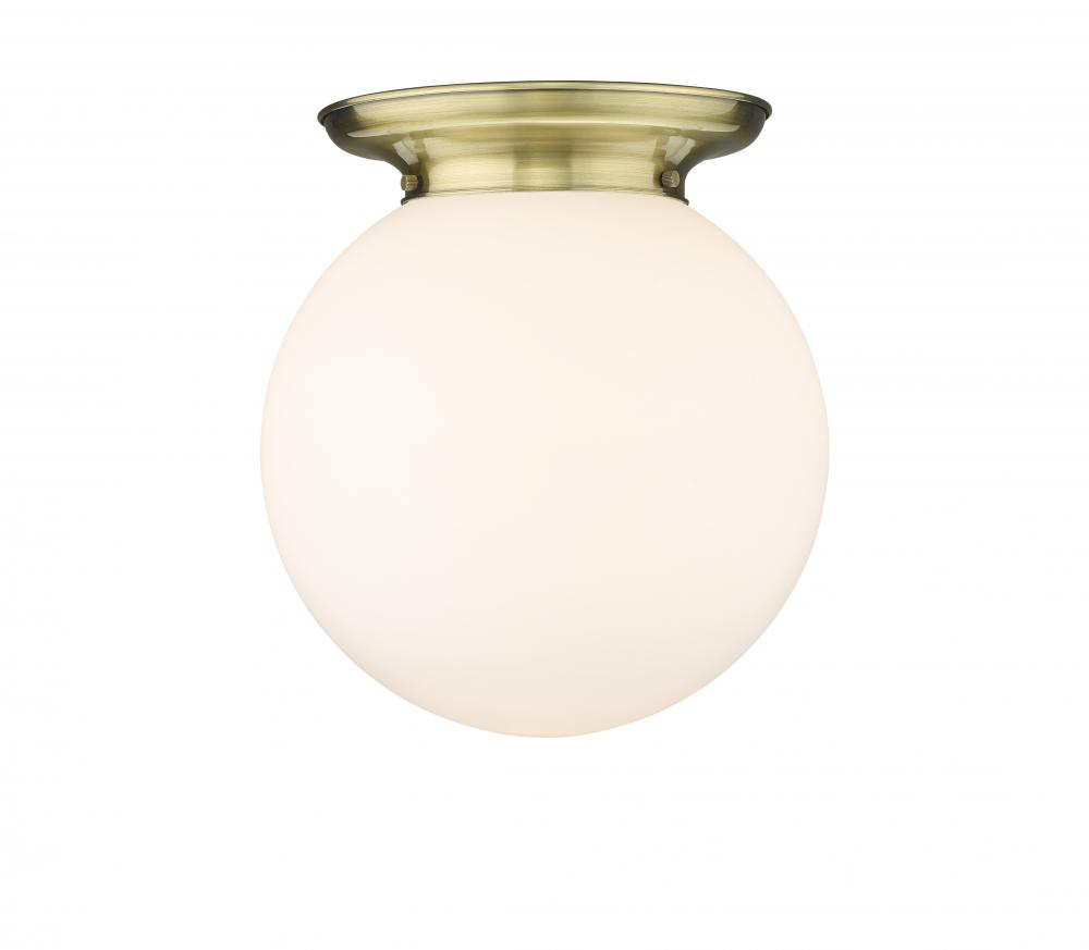 Beacon - 1 Light - 14 inch - Antique Brass - Flush Mount