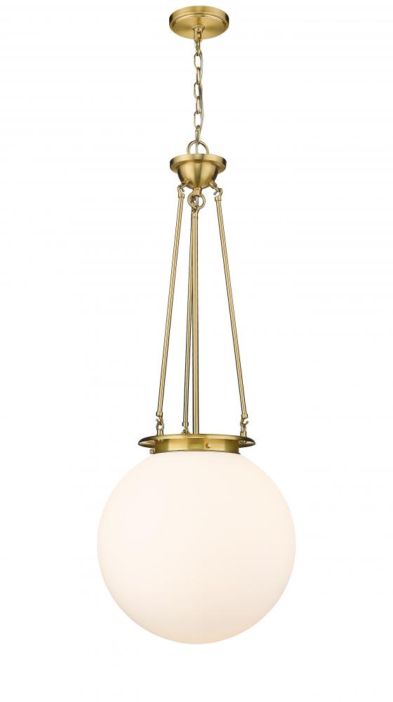 Beacon - 1 Light - 16 inch - Satin Gold - Chain Hung - Pendant