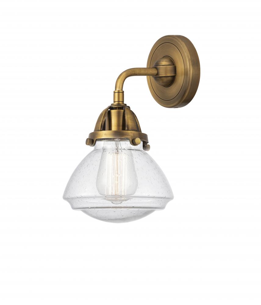 Olean - 1 Light - 7 inch - Brushed Brass - Sconce