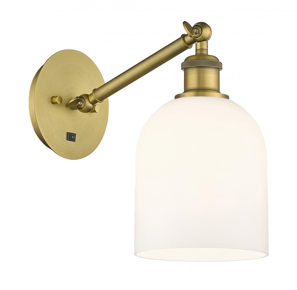 Bella - 1 Light - 6 inch - Brushed Brass - Sconce