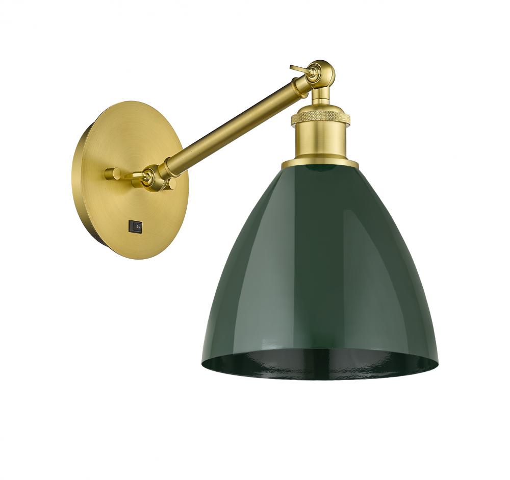 Plymouth - 1 Light - 8 inch - Satin Gold - Sconce