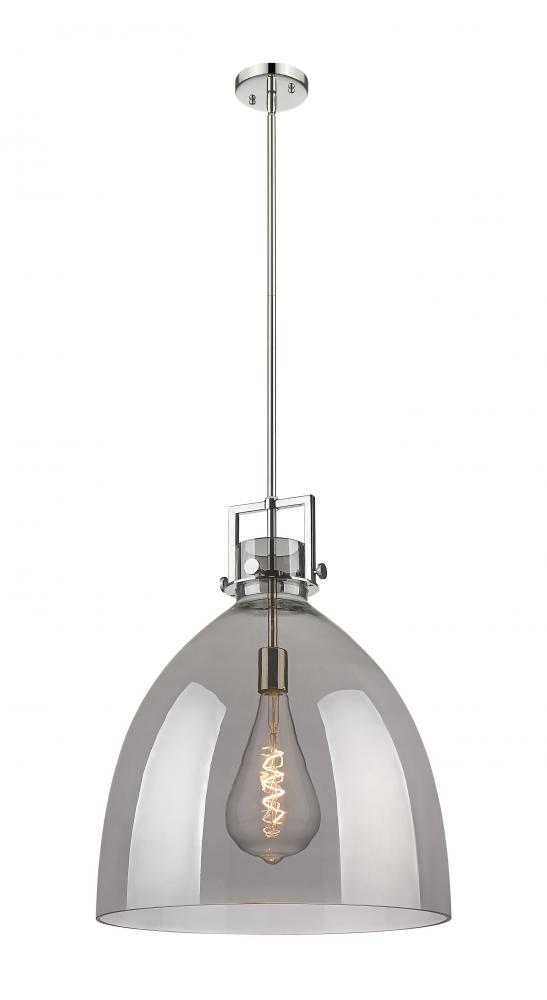 Newton Bell - 1 Light - 18 inch - Polished Nickel - Pendant