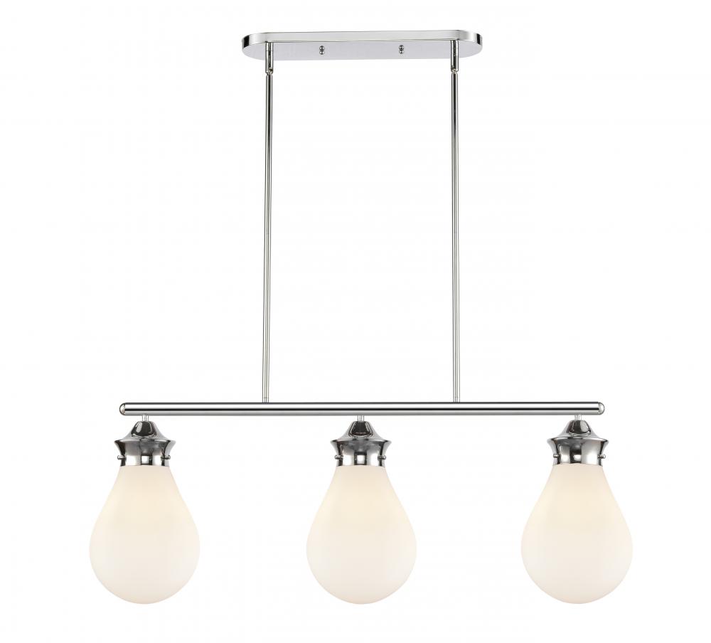 Genesis - 3 Light - 39 inch - Polished Chrome - Cord hung - Island Light