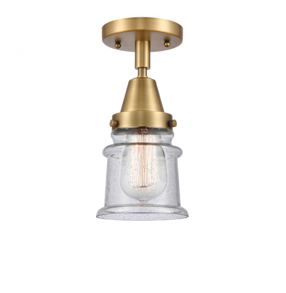 Canton - 1 Light - 6 inch - Brushed Brass - Flush Mount