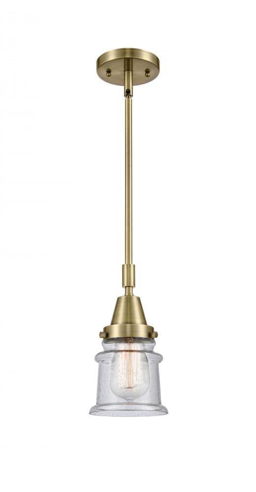 Canton - 1 Light - 7 inch - Antique Brass - Mini Pendant