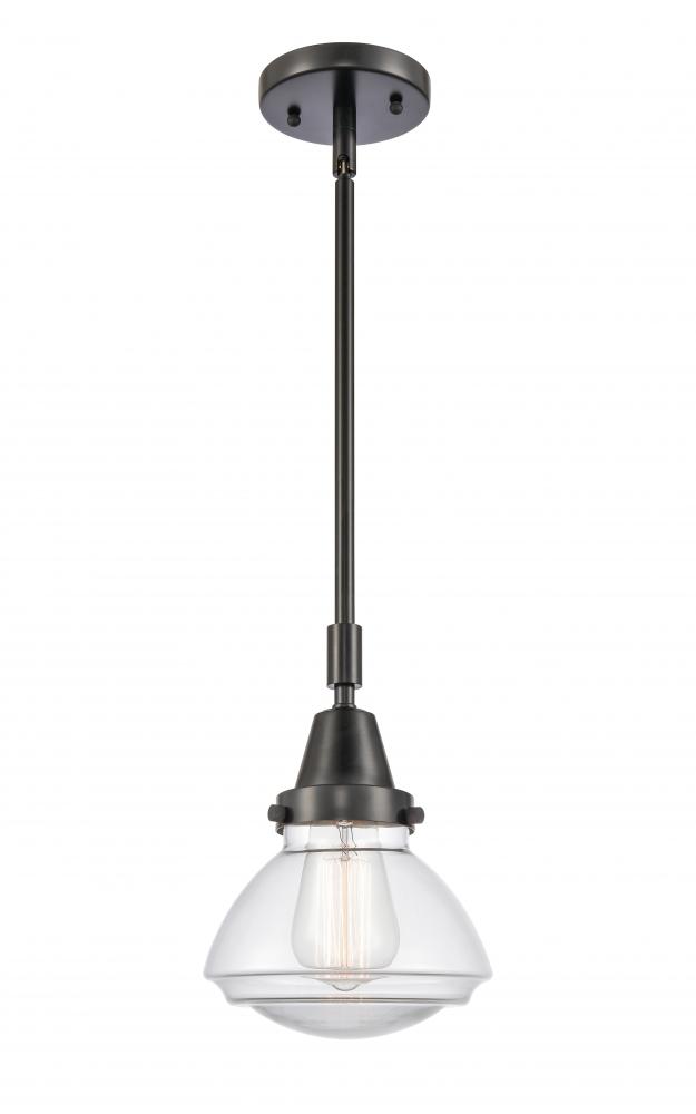 Olean - 1 Light - 7 inch - Matte Black - Mini Pendant