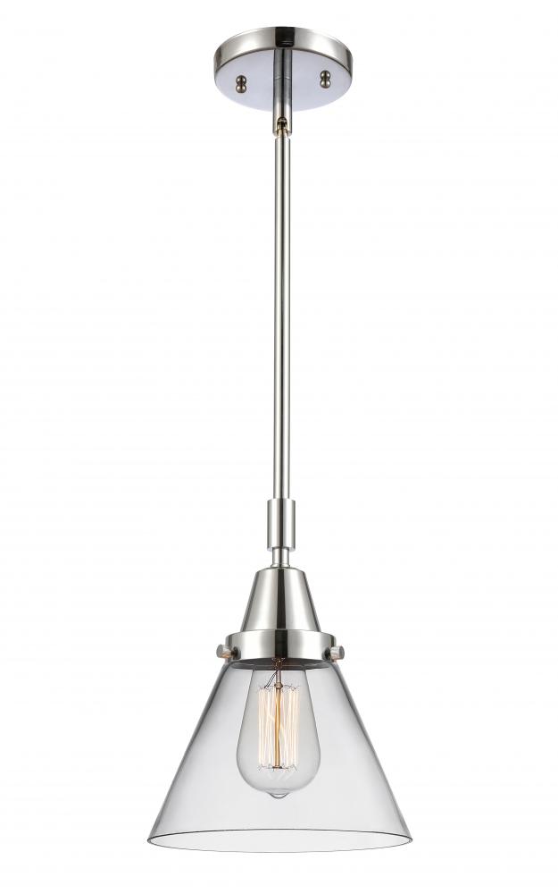 Cone - 1 Light - 8 inch - Polished Chrome - Mini Pendant