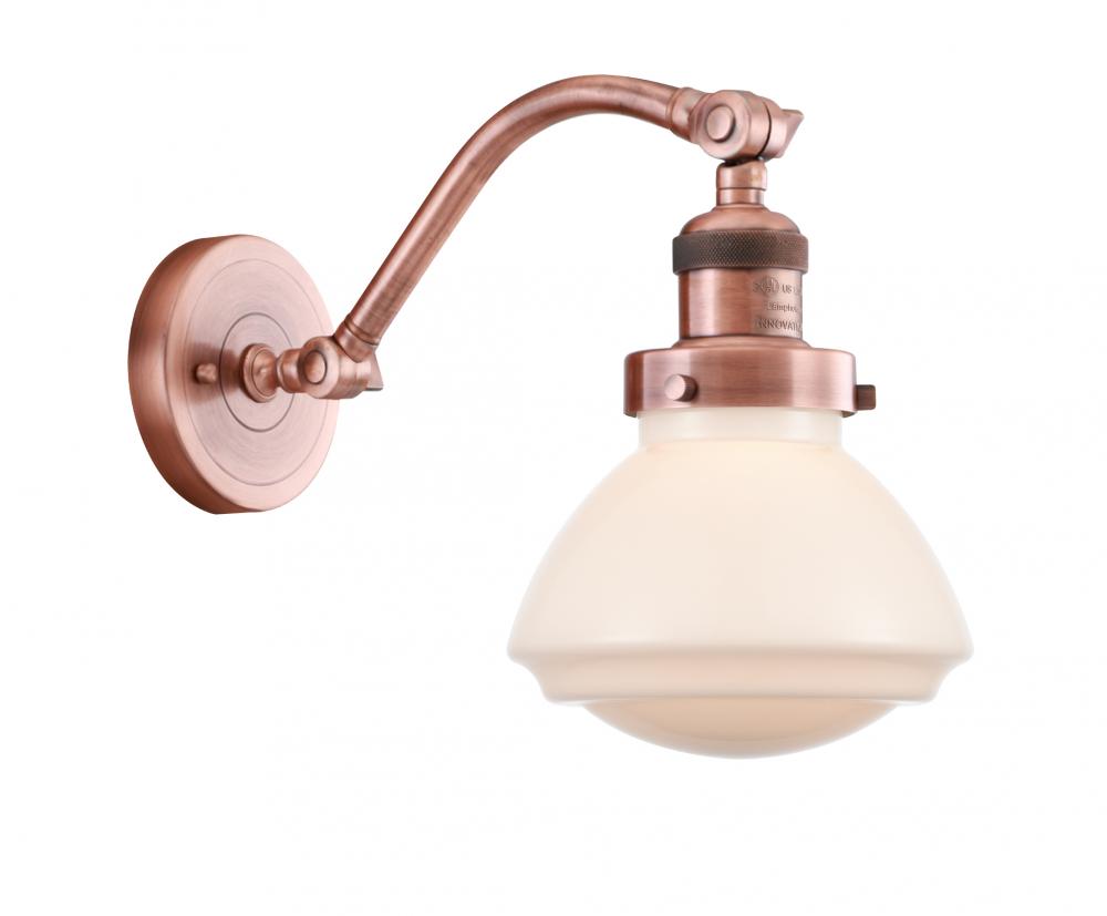 Olean - 1 Light - 7 inch - Antique Copper - Sconce