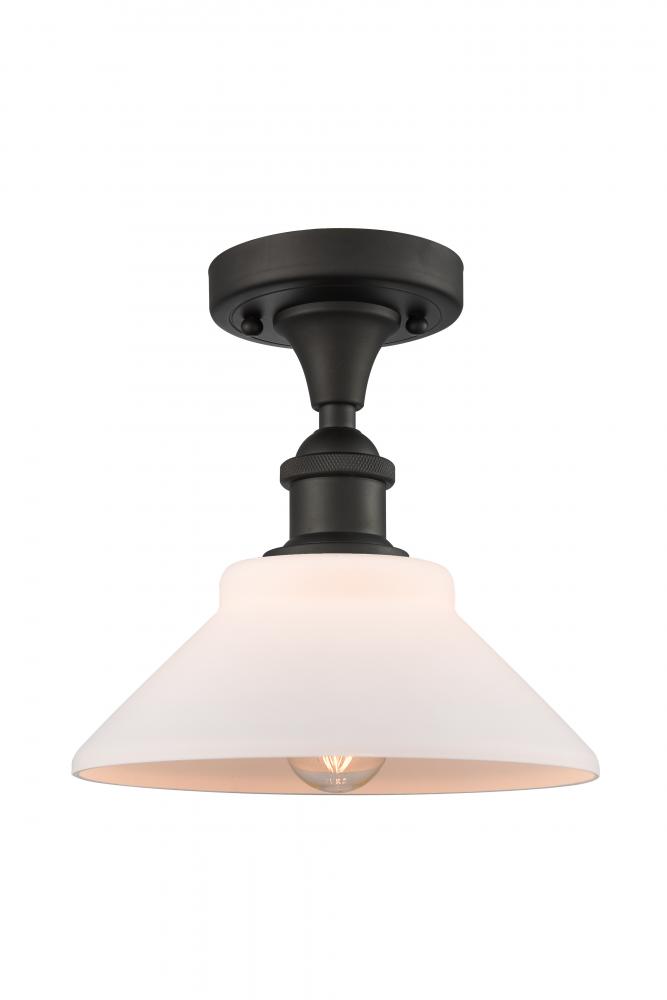 Orwell - 1 Light - 8 inch - Oil Rubbed Bronze - Semi-Flush Mount