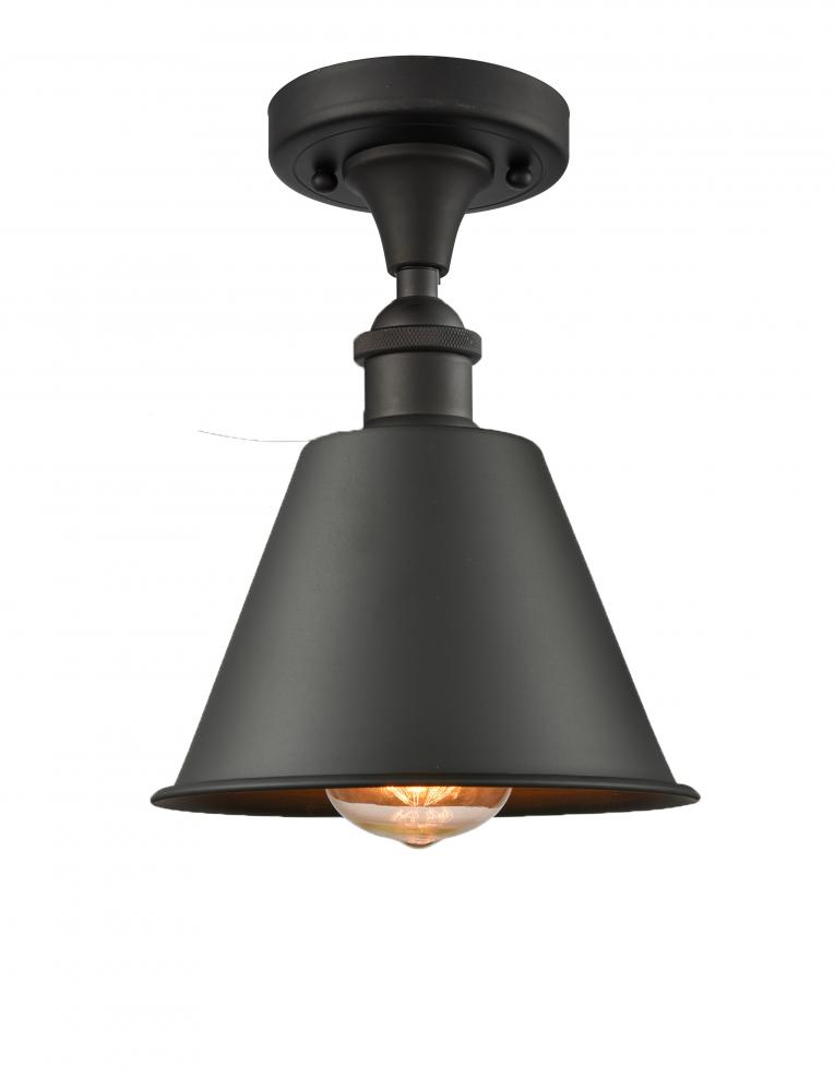 Smithfield - 1 Light - 7 inch - Oil Rubbed Bronze - Semi-Flush Mount