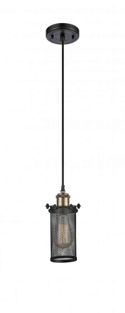 Bleecker - 1 Light - 4 inch - Oil Rubbed Bronze - Cord hung - Mini Pendant