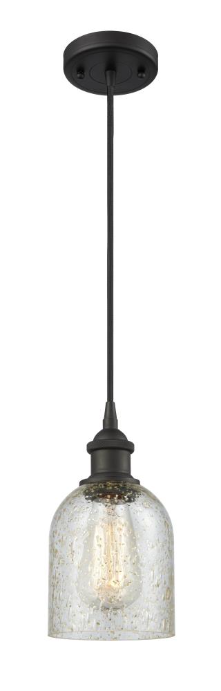 Caledonia - 1 Light - 5 inch - Oil Rubbed Bronze - Cord hung - Mini Pendant