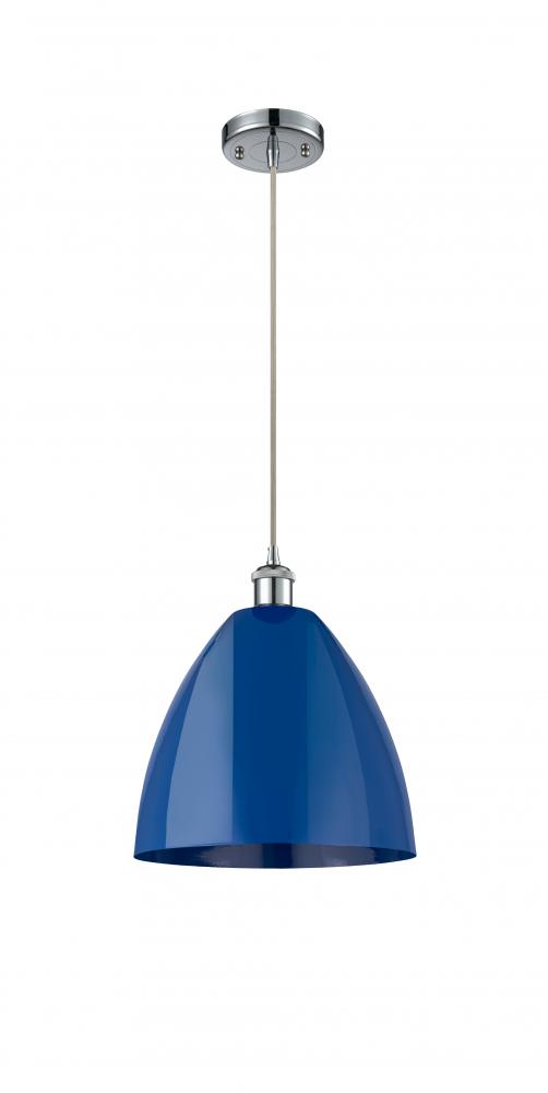 Plymouth - 1 Light - 12 inch - Polished Chrome - Cord hung - Mini Pendant