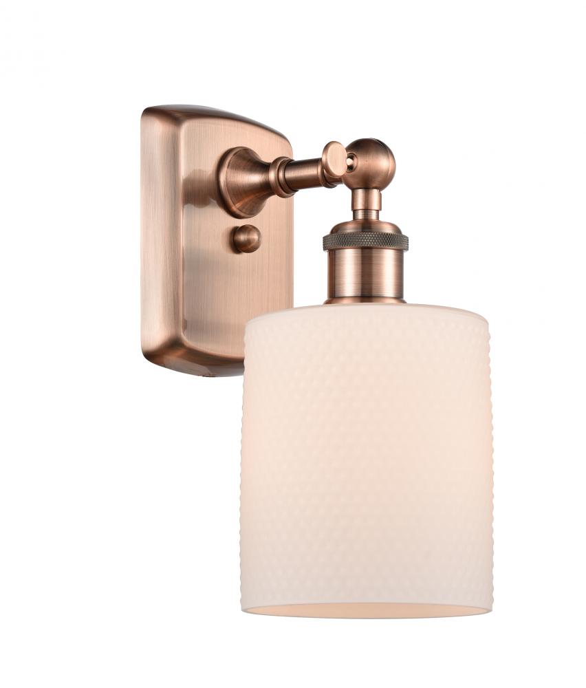 Cobbleskill - 1 Light - 5 inch - Antique Copper - Sconce