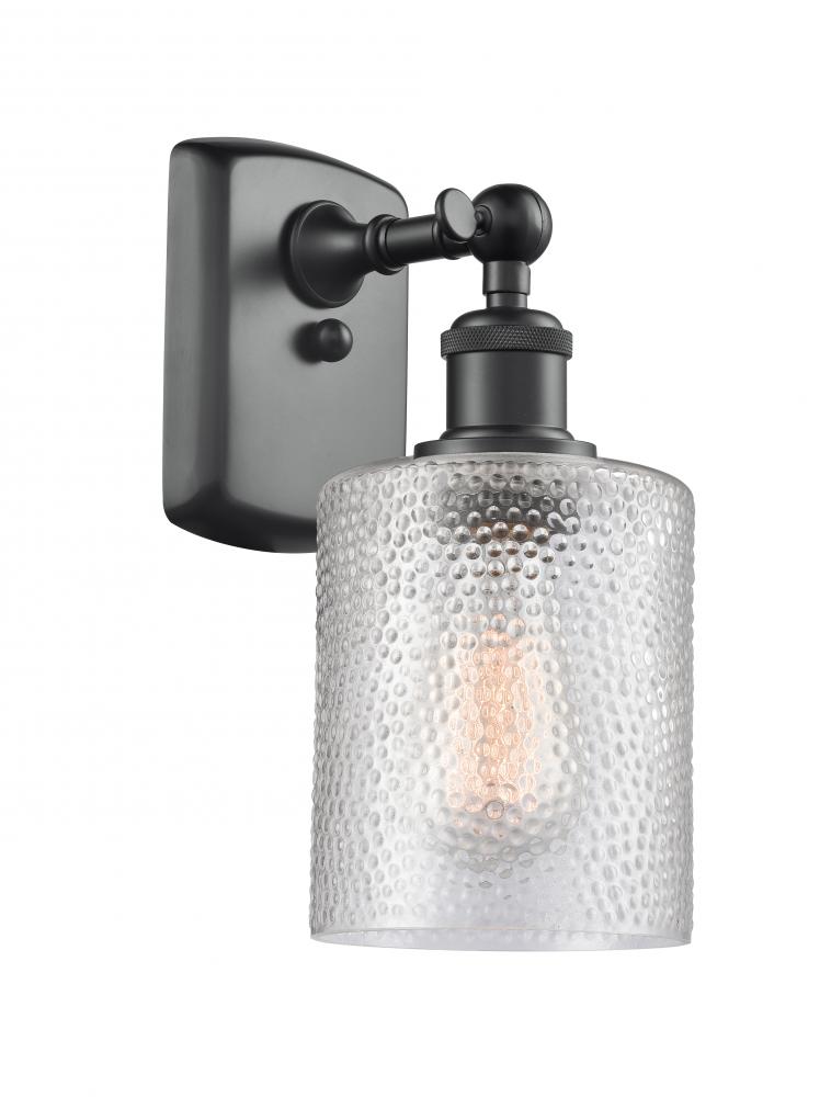 Cobbleskill - 1 Light - 5 inch - Matte Black - Sconce