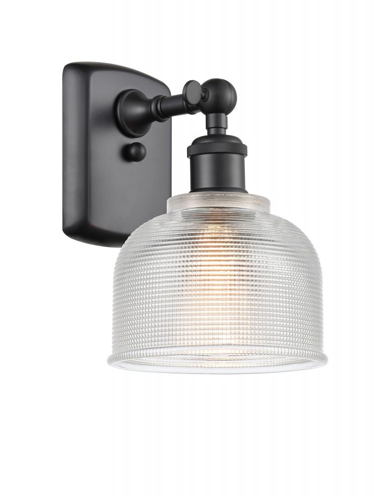 Dayton - 1 Light - 6 inch - Matte Black - Sconce