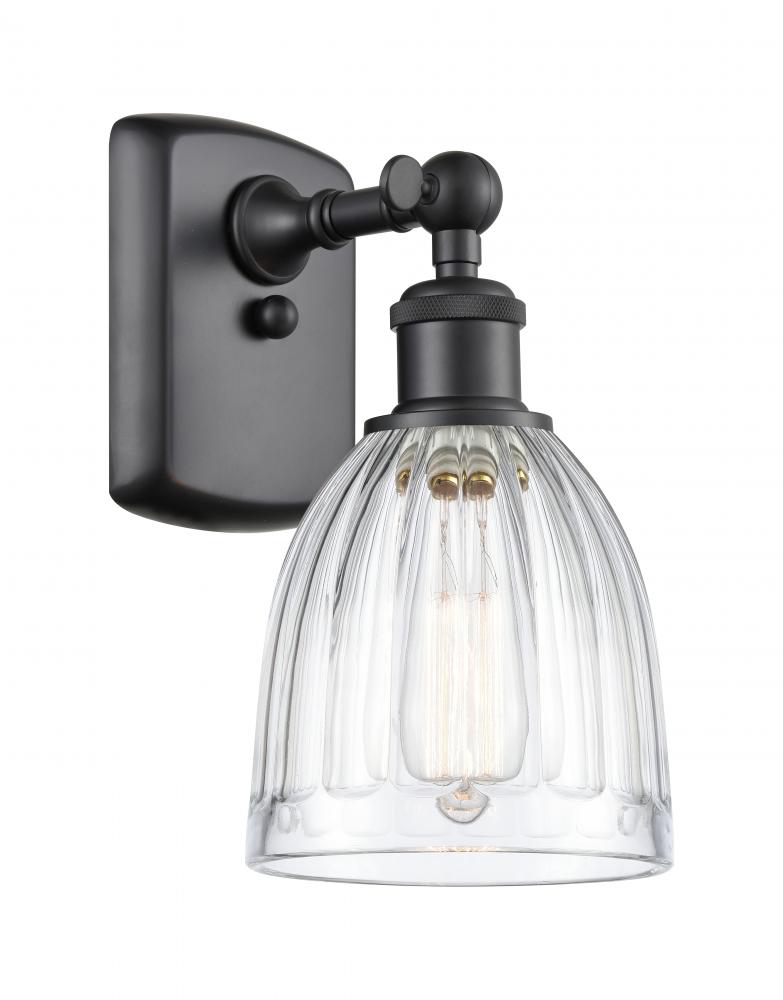 Brookfield - 1 Light - 6 inch - Matte Black - Sconce