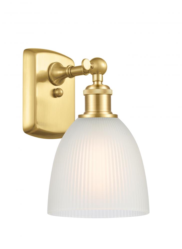 Castile - 1 Light - 6 inch - Satin Gold - Sconce