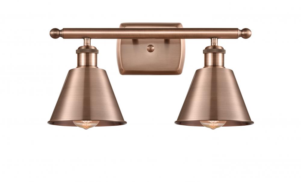 Smithfield - 2 Light - 17 inch - Antique Copper - Bath Vanity Light