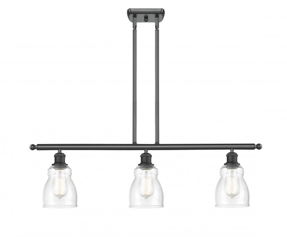 Ellery - 3 Light - 36 inch - Matte Black - Cord hung - Island Light