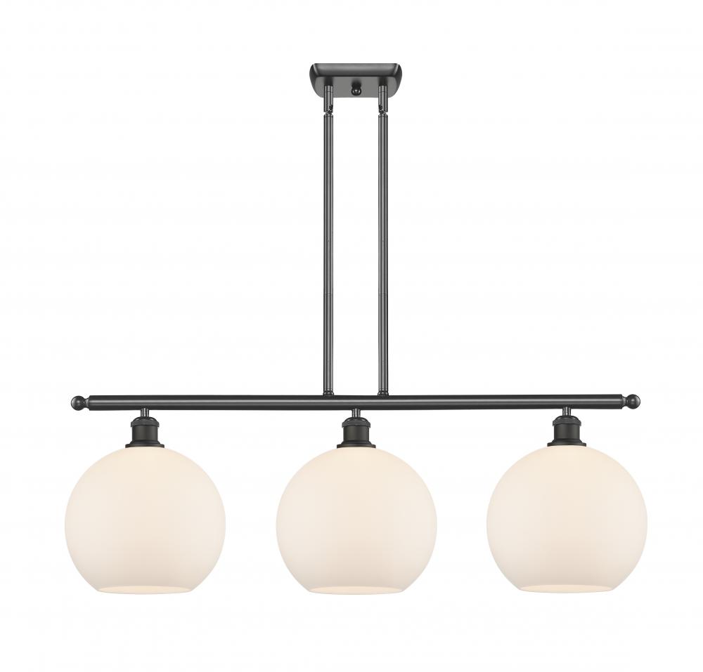 Athens - 3 Light - 37 inch - Oil Rubbed Bronze - Stem Hung - Island Light