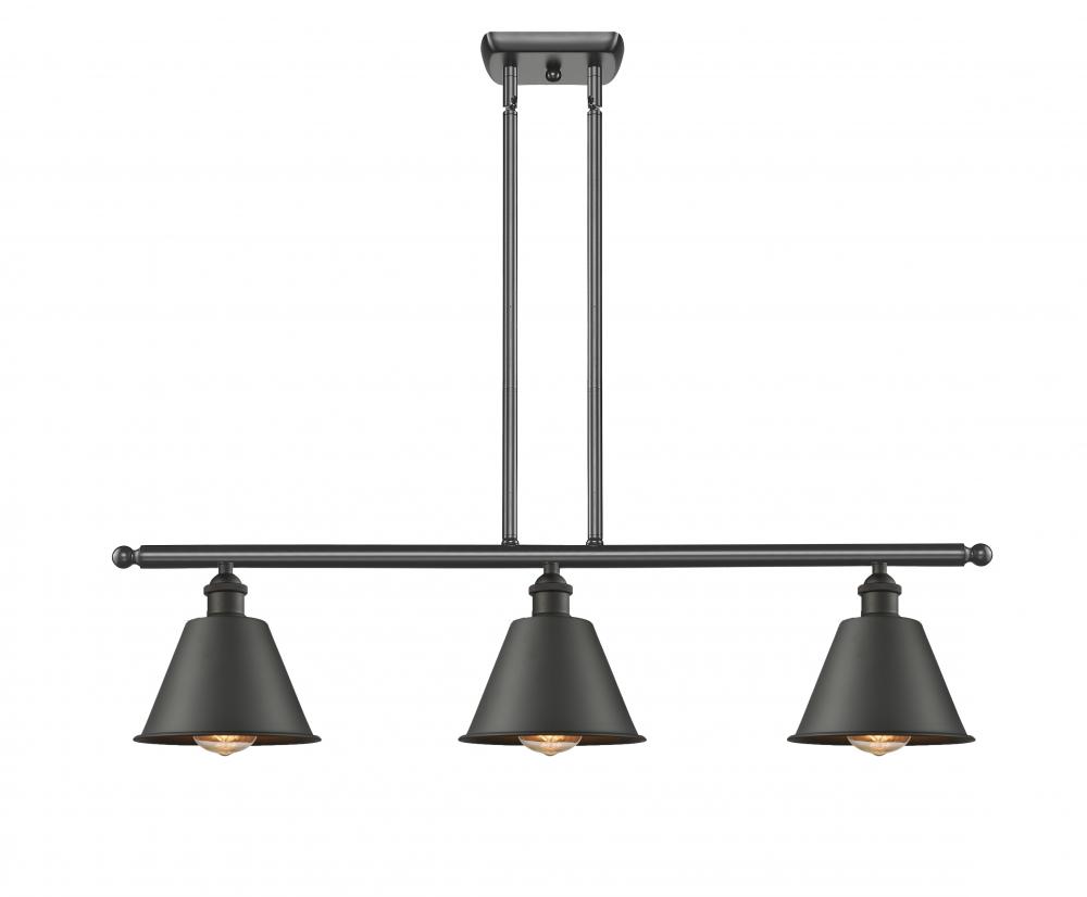 Smithfield - 3 Light - 36 inch - Oil Rubbed Bronze - Cord hung - Island Light