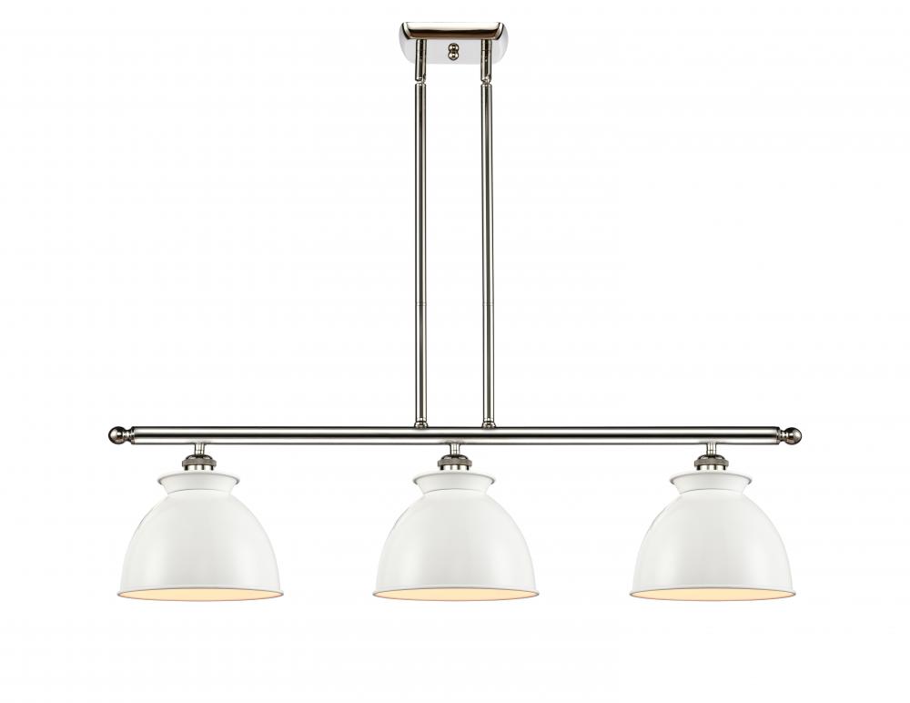 Adirondack - 3 Light - 36 inch - Polished Nickel - Cord hung - Island Light